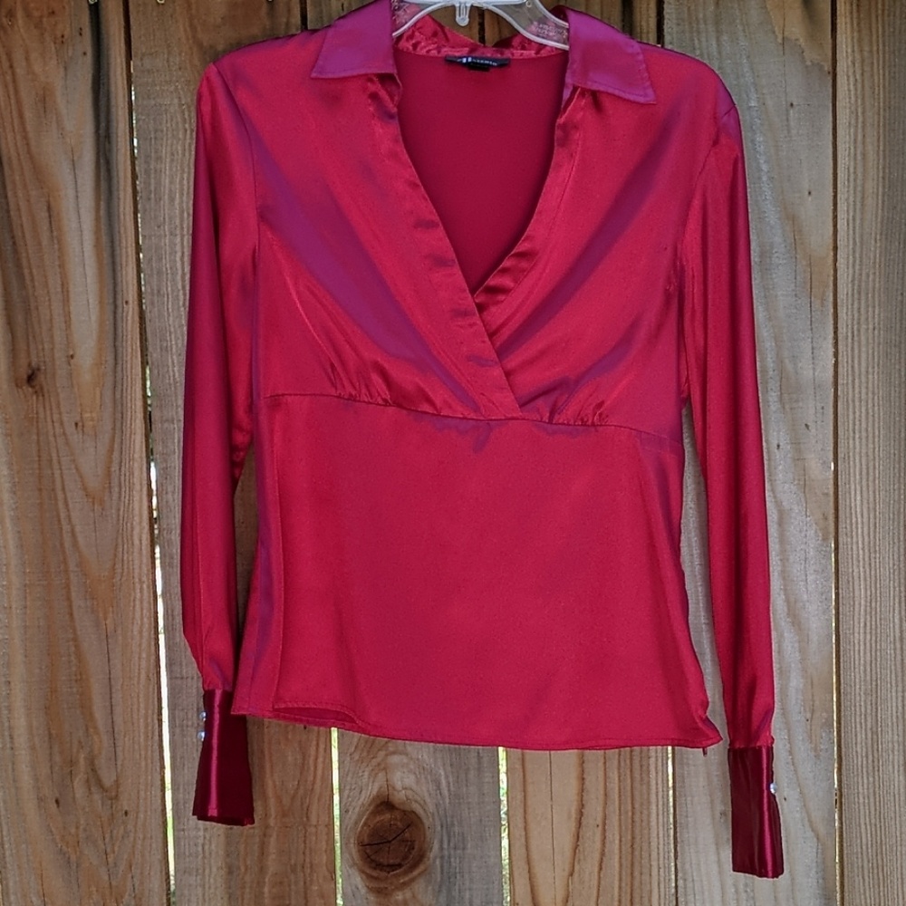 Red blouse